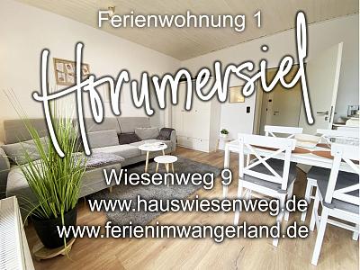 Ferien im Wangerland - Haus Wiesenweg - Ferienwohnung  1 (1.OG)