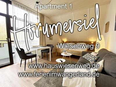 Ferien im Wangerland - Haus Wiesenweg - Apartment 1 (1.OG)