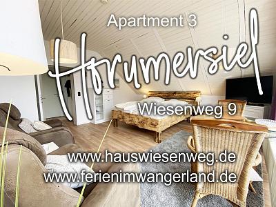 Ferien im Wangerland - Haus Wiesenweg - Apartment 3 (1.OG)
